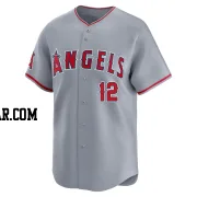 Aaron Hicks Men's Los Angeles Angels Gray Limited Away Jersey