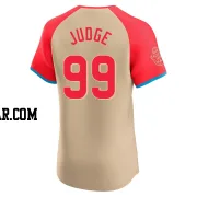 Aaron Judge Men's New York Yankees Cream Elite American League 2024 All-Star Game Jersey