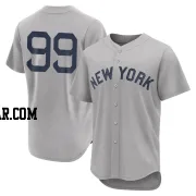 Aaron Judge Men's New York Yankees Gray Authentic 2021 Field of Dreams Jersey