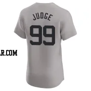 Aaron Judge Men's New York Yankees Gray Elite Road Jersey