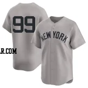 Aaron Judge Men's New York Yankees Gray Limited Away 2nd Jersey