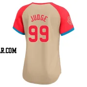 Aaron Judge Women's New York Yankees Cream Limited American League 2024 All-Star Game Jersey