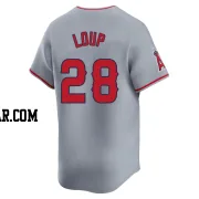 Aaron Loup Men's Los Angeles Angels Gray Limited Away Jersey