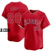 Aaron Loup Men's Los Angeles Angels Red Limited Alternate Jersey