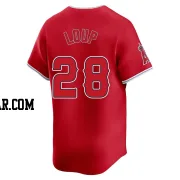 Aaron Loup Men's Los Angeles Angels Red Limited Alternate Jersey