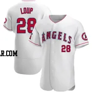 Aaron Loup Men's Los Angeles Angels White Authentic Jersey