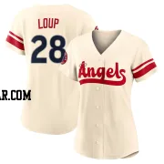 Aaron Loup Women's Los Angeles Angels Cream Authentic 2022 City Connect Jersey