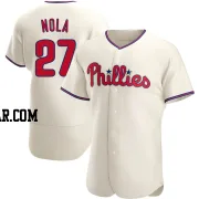 Aaron Nola Men's Philadelphia Phillies Cream Authentic Alternate Jersey