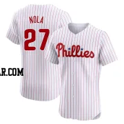 Aaron Nola Men's Philadelphia Phillies White Elite Home Jersey