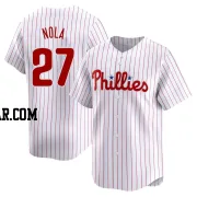 Aaron Nola Men's Philadelphia Phillies White Limited Home Jersey