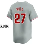 Aaron Nola Youth Philadelphia Phillies Gray Limited Away Jersey