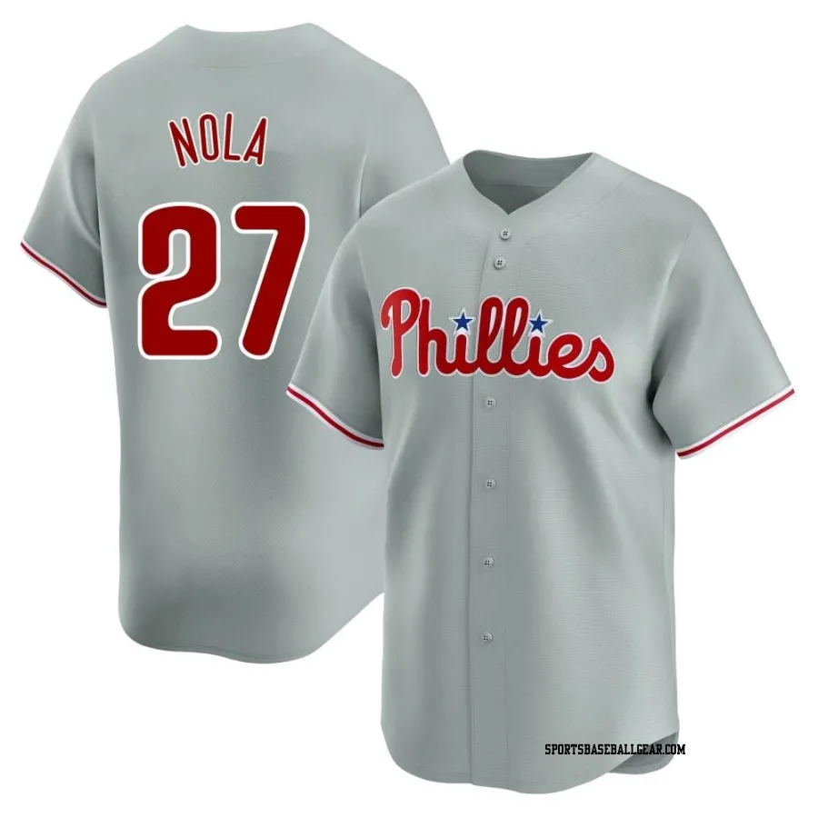 Aaron Nola Youth Philadelphia Phillies Gray Limited Away Jersey