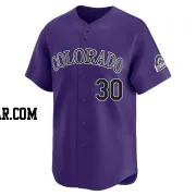 Aaron Schunk Youth Colorado Rockies Purple Limited Alternate Jersey