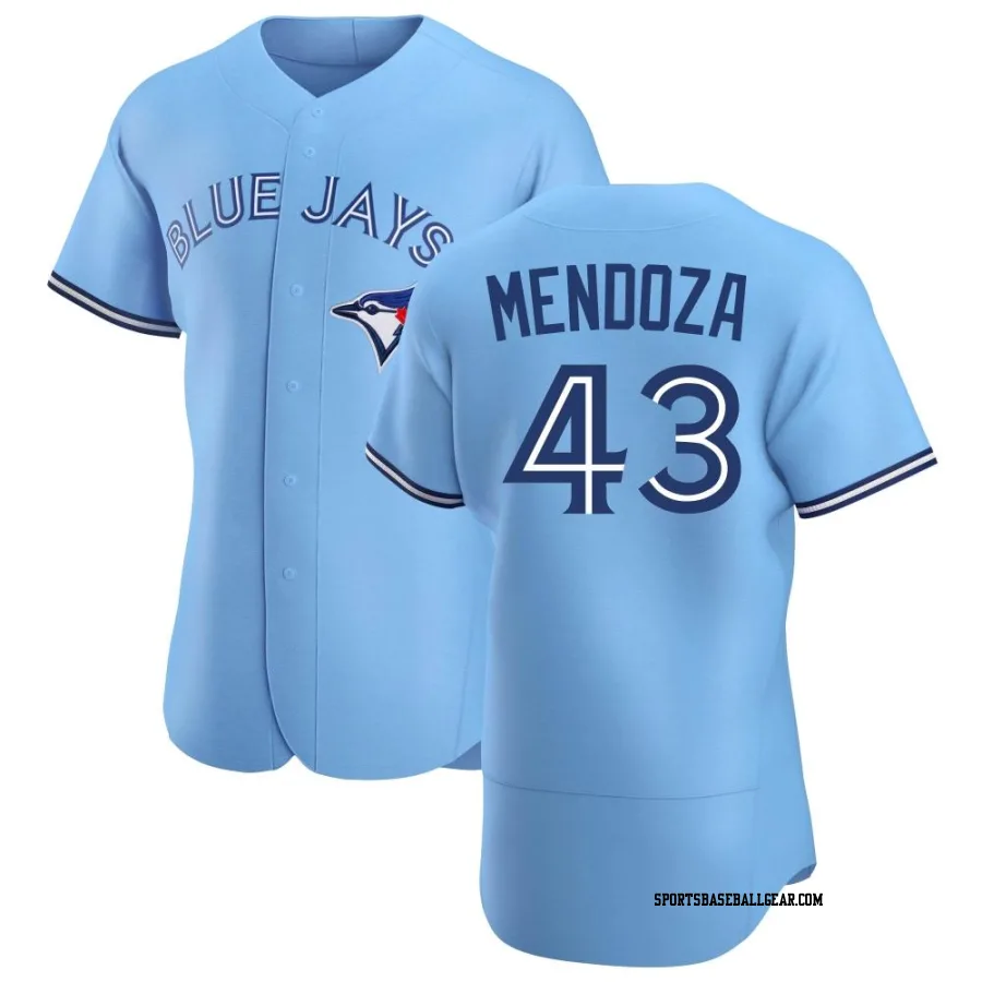 Abdiel Mendoza Men's Toronto Blue Jays Blue Authentic Powder Alternate Jersey