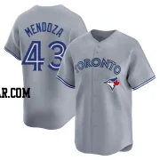 Abdiel Mendoza Men's Toronto Blue Jays Gray Limited Away Jersey