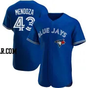 Abdiel Mendoza Men's Toronto Blue Jays Royal Authentic Alternate Jersey