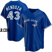 Abdiel Mendoza Men's Toronto Blue Jays Royal Replica Alternate Jersey