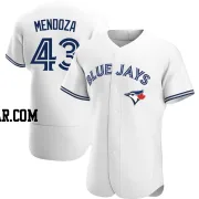 Abdiel Mendoza Men's Toronto Blue Jays White Authentic Home Jersey