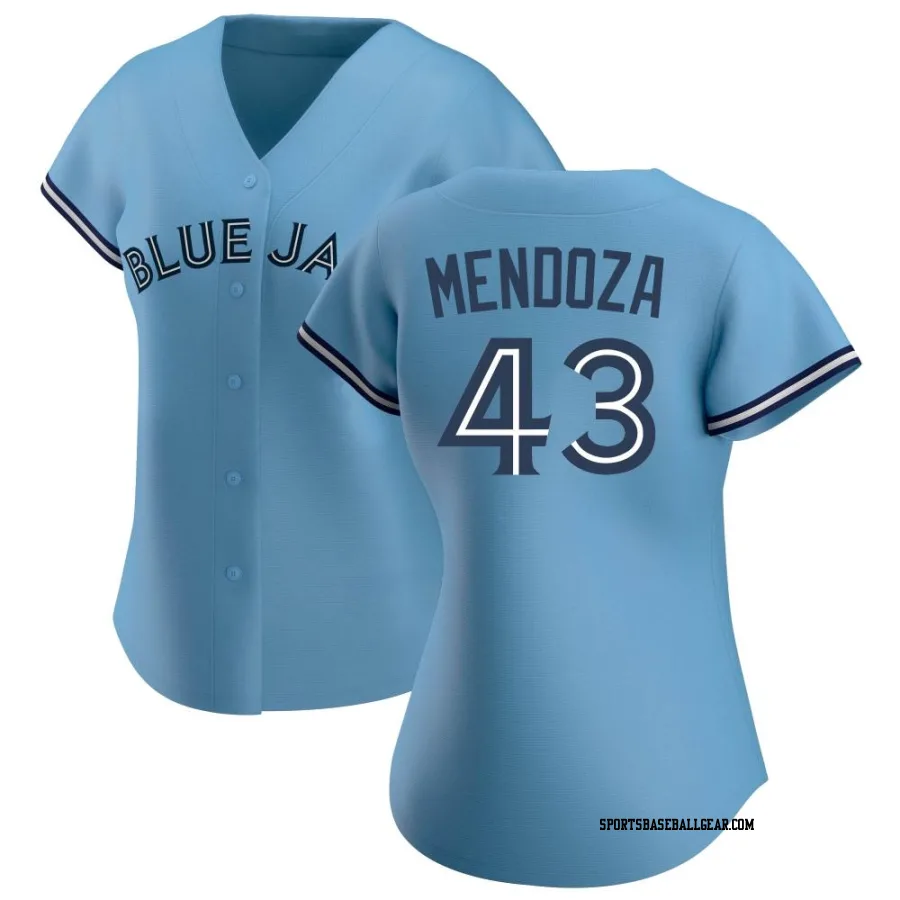 Abdiel Mendoza Women's Toronto Blue Jays Blue Authentic Jersey