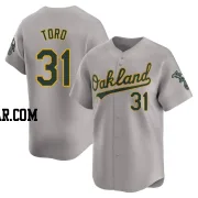 Abraham Toro Men's Oakland Athletics Gray Limited Away Jersey