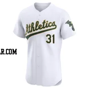 Abraham Toro Men's Oakland Athletics White Elite Home Jersey