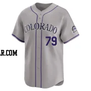 Adael Amador Men's Colorado Rockies Gray Limited Road Jersey