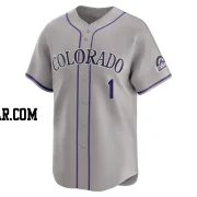 Adael Amador Men's Colorado Rockies Gray Limited Road Jersey