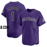 Adael Amador Men's Colorado Rockies Purple Limited Alternate Jersey