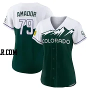 Adael Amador Women's Colorado Rockies Green Authentic 2022 City Connect Jersey