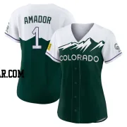 Adael Amador Women's Colorado Rockies Green Authentic 2022 City Connect Jersey