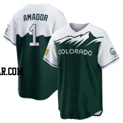 Adael Amador Youth Colorado Rockies Green Replica 2022 City Connect Jersey