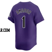 Adael Amador Youth Colorado Rockies Purple Limited Alternate Jersey