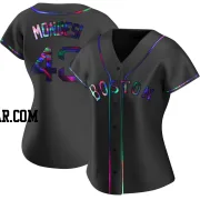 Adalberto Mondesi Women's Boston Red Sox Black Holographic Replica Alternate Jersey