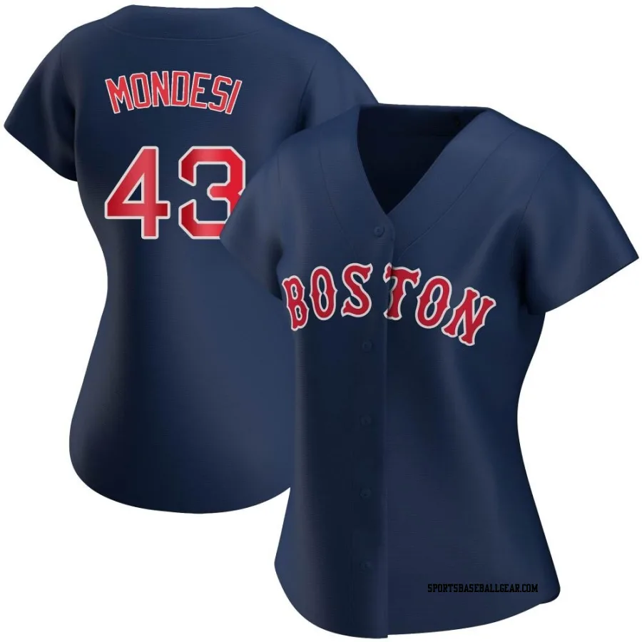 Adalberto Mondesi Women's Boston Red Sox Navy Authentic Alternate Jersey