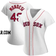 Adalberto Mondesi Women's Boston Red Sox White Authentic Home Jersey