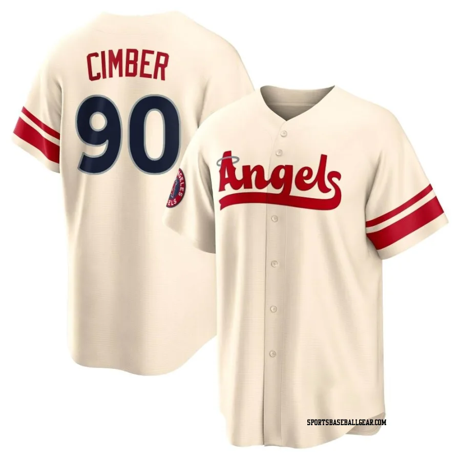 Adam Cimber Men's Los Angeles Angels Cream Replica 2022 City Connect Jersey