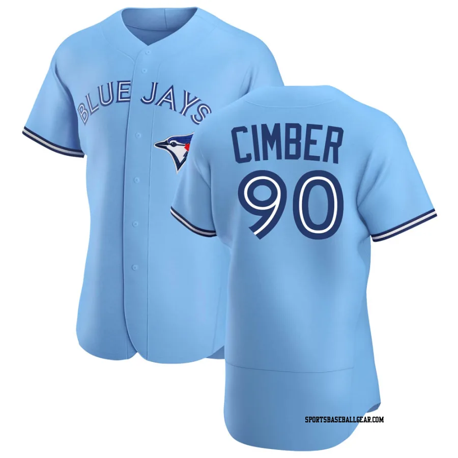 Adam Cimber Men's Toronto Blue Jays Blue Authentic Powder Alternate Jersey