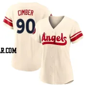 Adam Cimber Women's Los Angeles Angels Cream Authentic 2022 City Connect Jersey