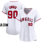 Adam Cimber Women's Los Angeles Angels White Limited Home Jersey