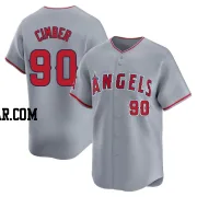 Adam Cimber Youth Los Angeles Angels Gray Limited Away Jersey