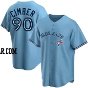 Adam Cimber Youth Toronto Blue Jays Blue Replica Powder Alternate Jersey