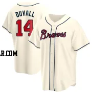 Adam Duvall Men's Atlanta Braves Cream Replica Alternate Jersey