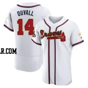 Adam Duvall Men's Atlanta Braves Gold Authentic White 2022 Program Jersey