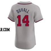 Adam Duvall Men's Atlanta Braves Gray Elite Road Jersey