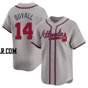 Adam Duvall Men's Atlanta Braves Gray Limited Away Jersey