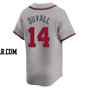 Adam Duvall Men's Atlanta Braves Gray Limited Away Jersey