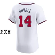 Adam Duvall Men's Atlanta Braves White Elite Home Jersey