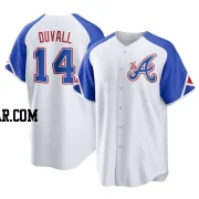 Adam Duvall Men's Atlanta Braves White Replica 2023 City Connect Jersey