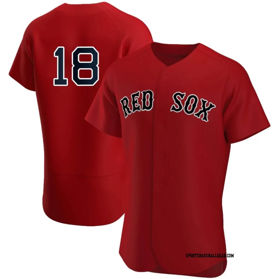 Adam Duvall Men's Boston Red Sox Red Authentic Alternate Team Jersey