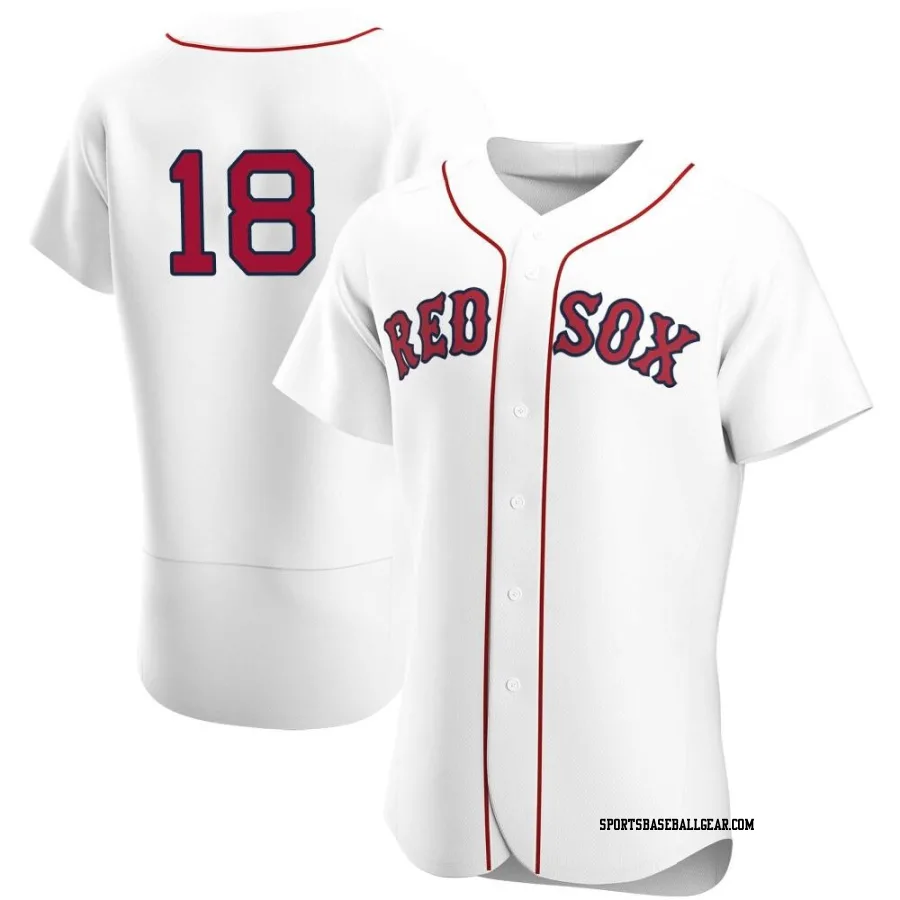 Adam Duvall Men's Boston Red Sox White Authentic Home Team Jersey